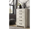 (Online Special Price) Cambeck Whitewash Full Panel Bedroom Set w/ 2 Storage Drawers - Ornate Home