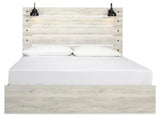 Cambeck Whitewash King Panel Bed, Dresser and 2 Nightstands (Online Special Price)