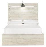 Cambeck Whitewash Full Panel Bed with 4 Storage Drawers - Ornate Home