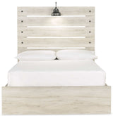 (Online Special Price) Cambeck Whitewash Full Panel Bedroom Set w/ 4 Storage Drawers - Ornate Home