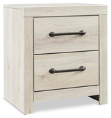 Cambeck Whitewash Full Panel Bed, Dresser, Mirror and 2 Nightstands (Online Special Price)