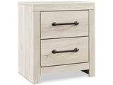 (Online Special Price) Cambeck Whitewash Full Panel Bedroom Set w/ 2 Storage Drawers - Ornate Home