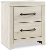 (Online Special Price) Cambeck Whitewash Twin Panel Bedroom Set w/ 4 Storage Drawers - Ornate Home