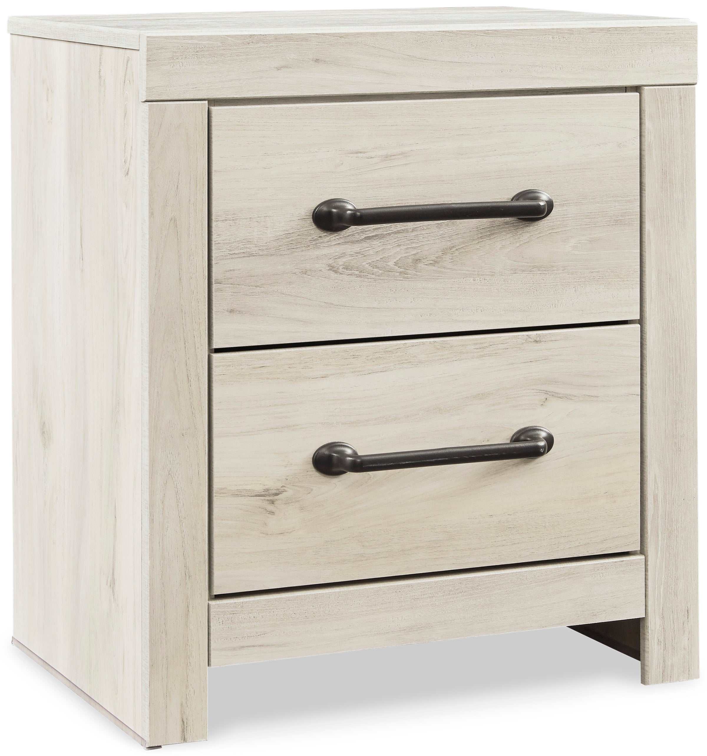 (Online Special Price) Cambeck Whitewash Twin Panel Bedroom Set w/ 2 Storage Drawers - Ornate Home