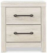 (Online Special Price) Cambeck Whitewash Twin Panel Bedroom Set w/ 4 Storage Drawers - Ornate Home