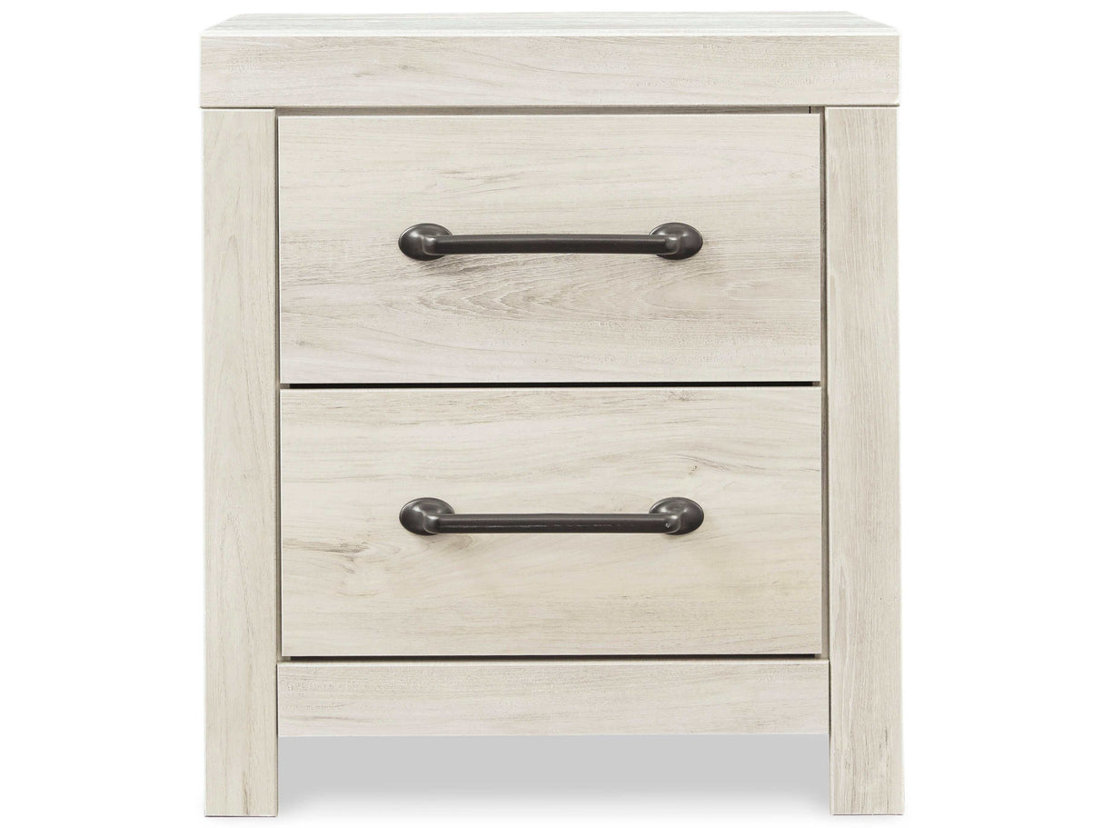 (Online Special Price) Cambeck Whitewash Full Panel Bedroom Set w/ 2 Storage Drawers - Ornate Home