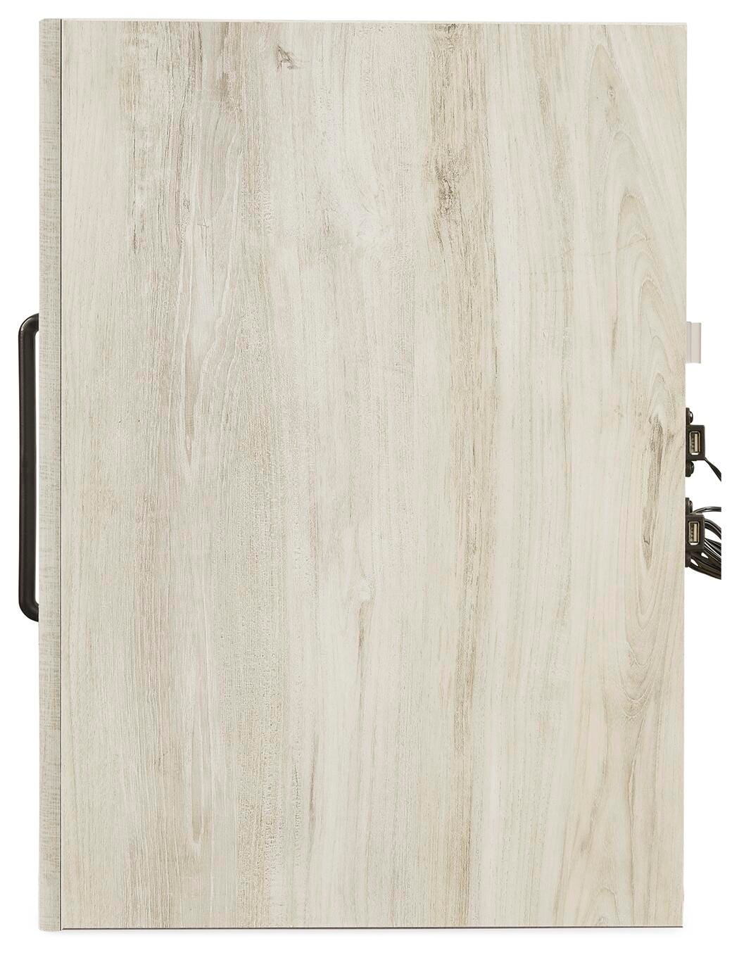Cambeck Whitewash Full Panel Bed, Dresser, Mirror and 2 Nightstands (Online Special Price)