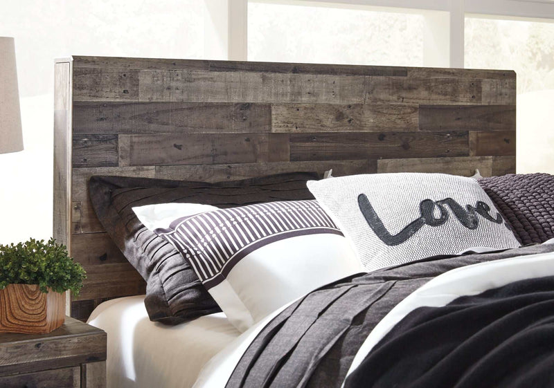 Derekson Multi Gray King Panel Bedroom Set / 4pc - Ornate Home