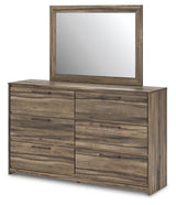 Baystorm Brown Dresser and Mirror