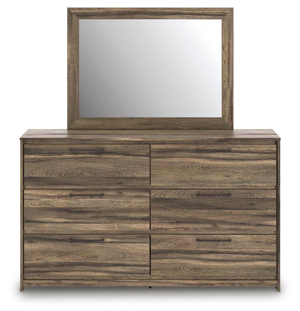 Baystorm Brown Dresser and Mirror