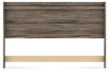 Baystorm Brown King Panel Headboard (Online Special Price)
