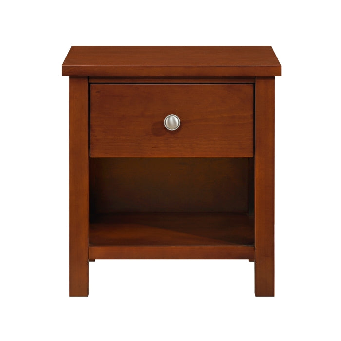 Rowe Gray 1-Drawer Nightstand