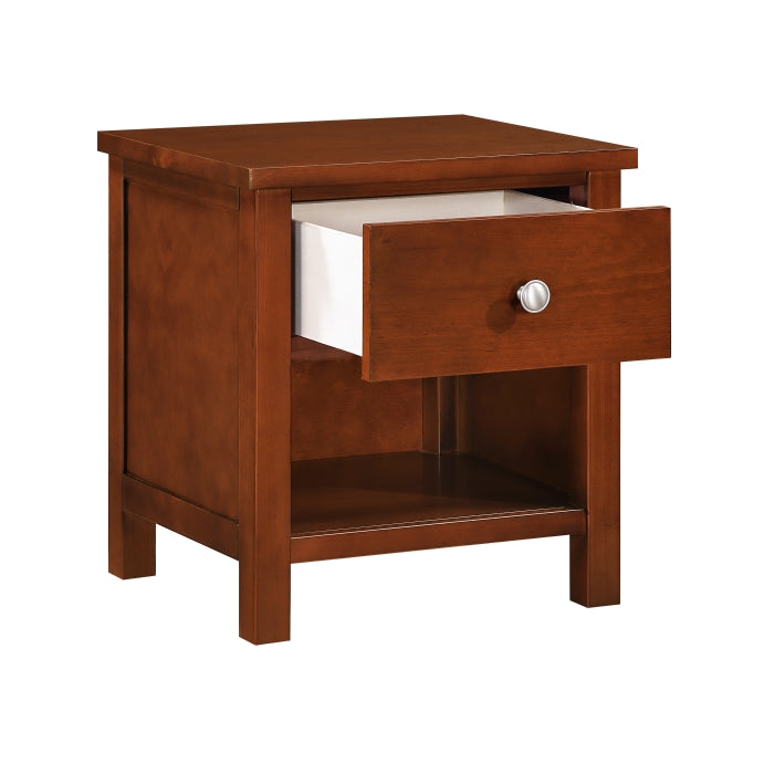 Rowe Brown 1-Drawer Nightstand
