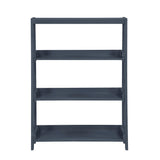 Sloane Blue 3 Fixed Shelves Bookcase