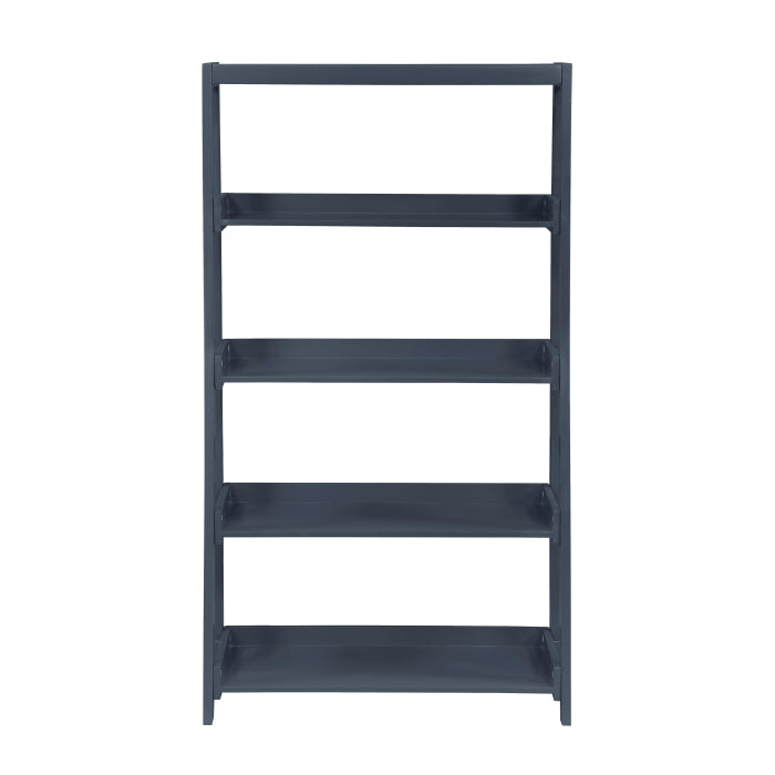 Sloane Blue 4 Fixed Shelves Bookcase