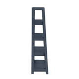 Sloane Blue 4 Fixed Shelves Bookcase