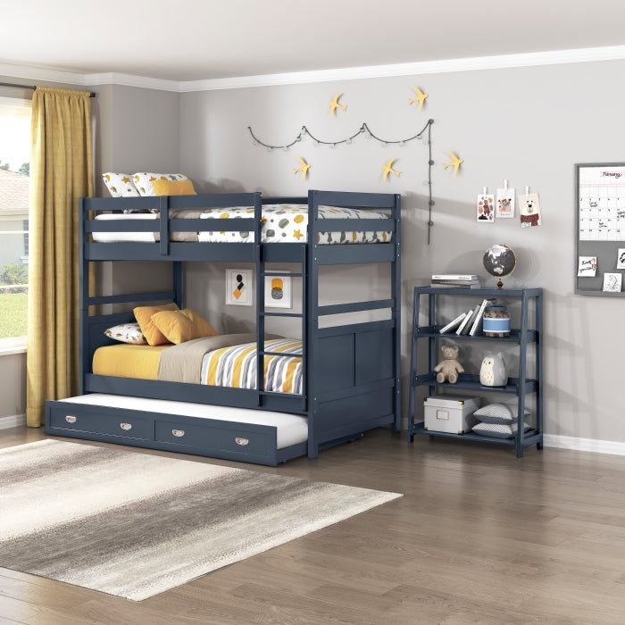 Sloane Blue Twin Bunk Bed