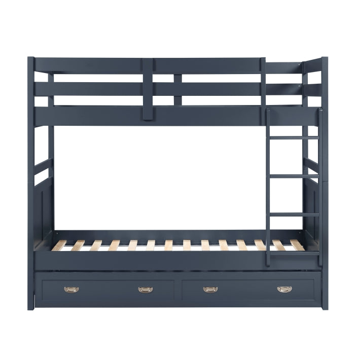 Sloane Blue Twin Bunk Bed