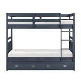 Sloane Blue Twin Bunk Bed