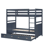 Sloane Blue Twin Bunk Bed