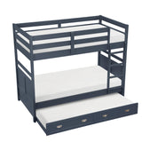 Sloane Blue Twin Bunk Bed