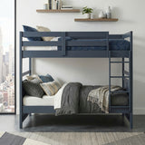 Sloane Blue Twin Bunk Bed
