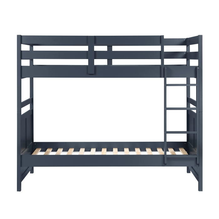 Sloane Blue Twin Bunk Bed