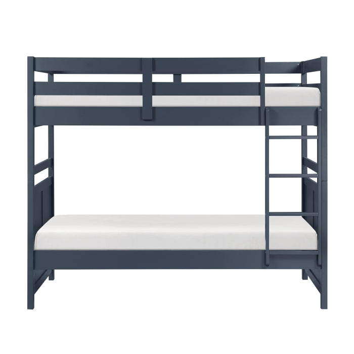 Sloane Blue Twin Bunk Bed