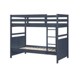 Sloane Blue Twin Bunk Bed