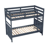 Sloane Blue Twin Bunk Bed