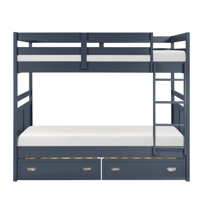 Sloane Blue Full Bunk Bed