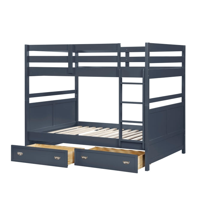 Sloane Blue Full Bunk Bed