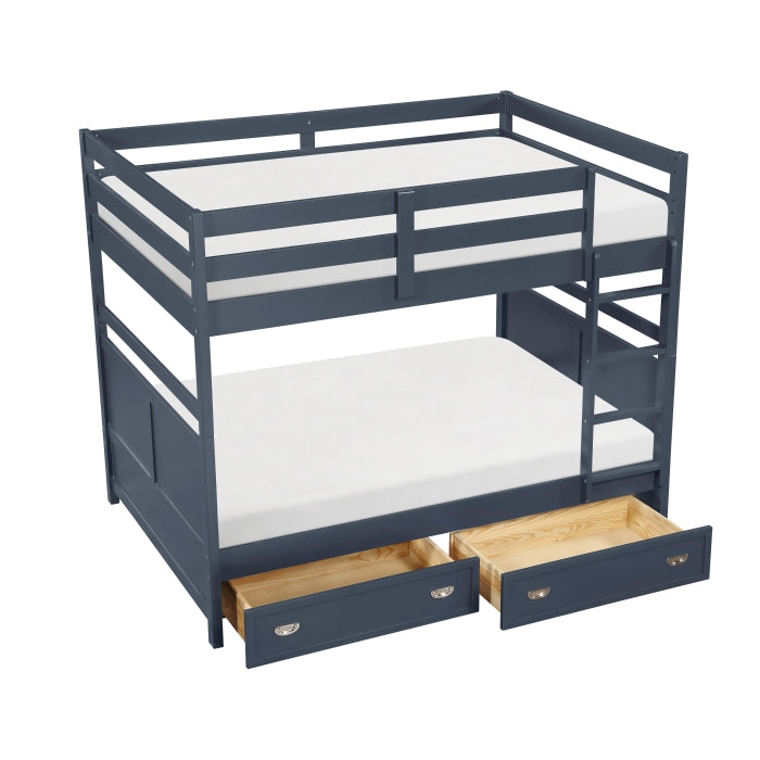 Sloane Blue Full Bunk Bed