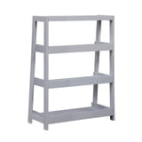 Sloane Gray 3 Fixed Shelves Bookcase