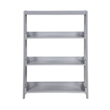 Sloane Gray 3 Fixed Shelves Bookcase
