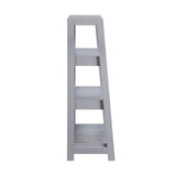 Sloane Gray 3 Fixed Shelves Bookcase