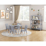 Sloane Gray 3 Fixed Shelves Bookcase