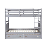 Sloane Gray Full Bunk Bed - Ornate Home