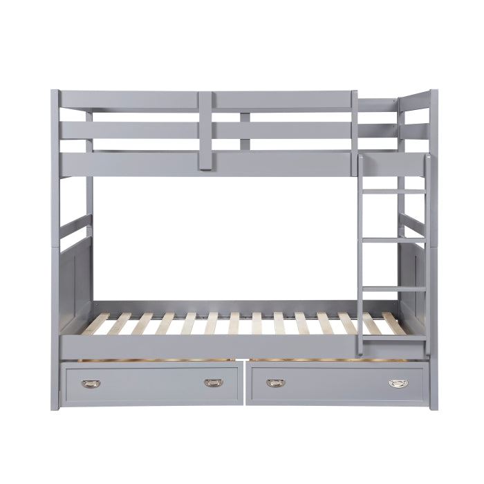 Sloane Gray Full Bunk Bed - Ornate Home