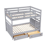 Sloane Gray Full Bunk Bed - Ornate Home
