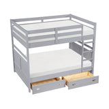 Sloane Gray Full Bunk Bed - Ornate Home