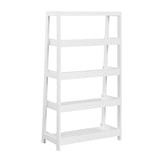 Sloane White 4 Fixed Shelves Bookcase