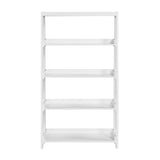 Sloane White 4 Fixed Shelves Bookcase