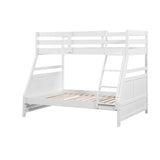 Sloane White Twin/Full Bunk Bed