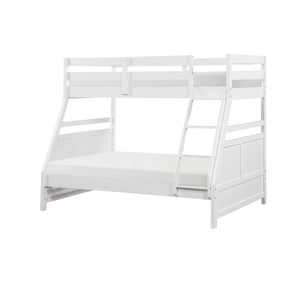 Sloane White Twin/Full Bunk Bed
