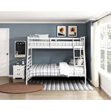 Darden Silver Twin/Full Bunk Bed