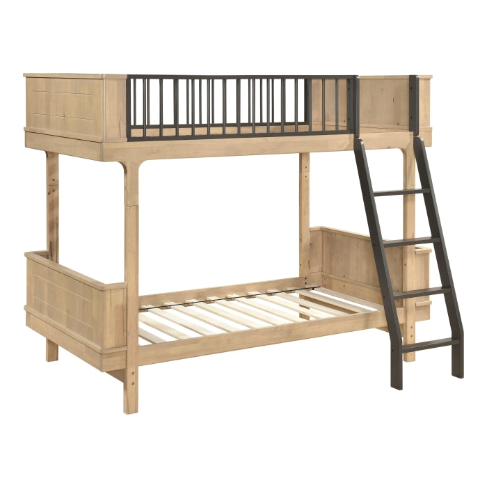 Spenser Brown Twin Bunk Bed