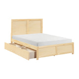 Bartly Brown Full Platform Bed