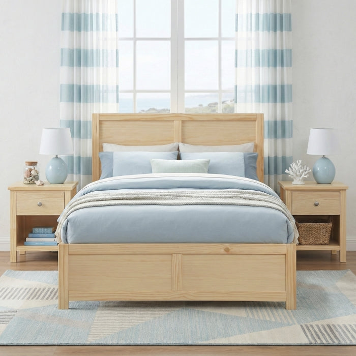 Bartly Brown Full Platform Bed