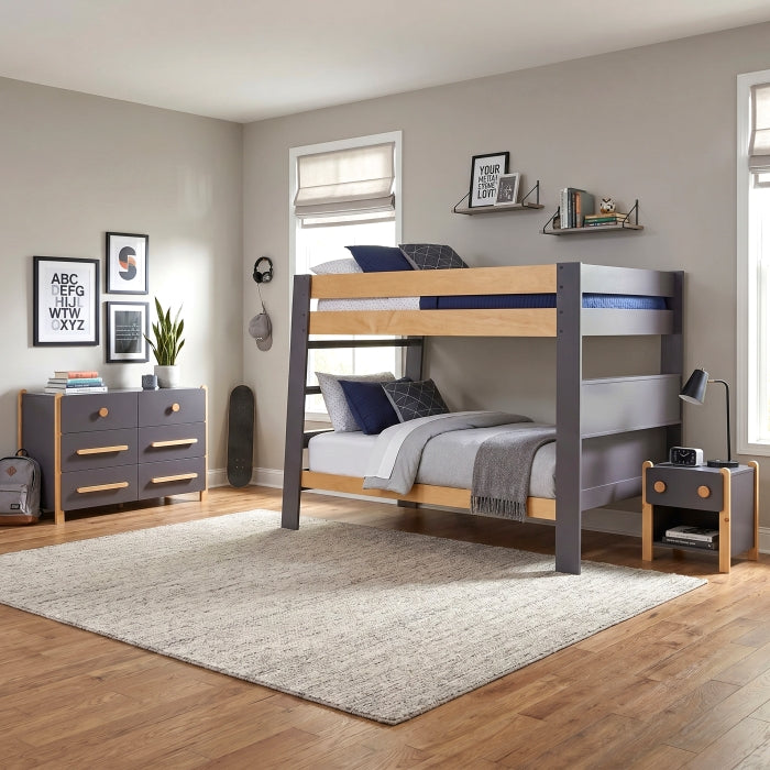 Arbor Gray Full Bunk Bed